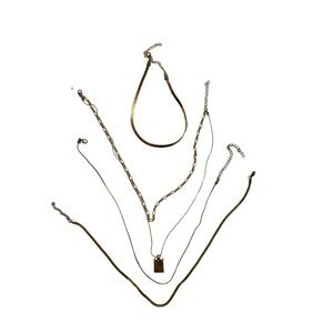 Gold necklace bundle!